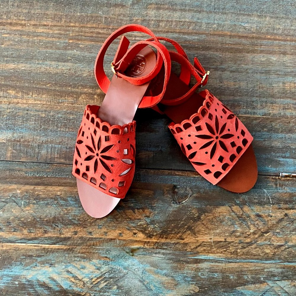 Tory Burch Leather Gladiator Sandals